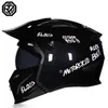 Motorcycle Helmets ORZ DOT Helmet Personality Combination Full Face Locomotive Half The Latest Modular Retro Capacete