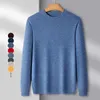 Hommes chandails 2023 haute qualité marque de mode laine tricot pull O cou pull pour hommes automne hiver pull décontracté vêtements R139