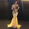 Traje de Palco Strass Malha Gaze Vestidos Arrastados Estampa Rosa Vestido até o chão Brilhante Traje Feminino Boate Show de Dança