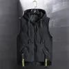 Gilet da uomo 2023 Cappotto senza maniche autunno e inverno ispessito abiti da lavoro spalla alla moda con gilet in cotone