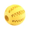 Ball Dog Treat Toy Funny Interactive Elasticity Pet Chew Toy Chiens Dent Propre Boules De Nourriture Dur Caoutchouc 7cm 5cm