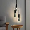 Lampy wiszące urządzenie nowoczesna lampa wisząca nordycka kamizelka warstwa szklana dekoracje restauracyjna pokój światła sypialnia mieszka luksus