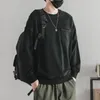 Hoodies masculinos 2023 moletons com capuz Harajuku agasalho masculino hip hop casual moda roupas sólidas outono inverno alta qualidade e231