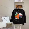 Lüks çocuk sweatshirts erkek kızlar hoodies çocuklar gevşek mektuplar baskılı sokak kıyafeti hiphop kazak üstleri çocuklar gündelik sweatshirt bebek giyim tasarımcısı