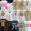 Maillots de baseball personnalisés San Diego''Padres''23 Fernando Tatis Jr. Padres San Diego Juan Soto Manny Machado Xander Bogaerts Josh Hader Jose Castillo Seth