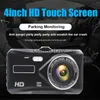 DVR de voiture 4 '' Enregistreur vidéo de voiture IPS Écran tactile Dash Cam GSensor Car DVR Dashcam Auto Black Box HD 1080P Night Vision Driver Recorder x0804 x0804