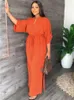 Casual Dresses Fashion Green Bohemian Pleated Dress Streetwear Cute Women Long Maxi Elegant Vestidos Summer Autumn2023