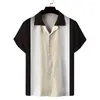 Chemises décontractées pour hommes Illusion d'optique graphique 3D Imprimé Hommes Femmes Vêtements d'été Revers Manches courtes Top ample Streetwear Ropa Para Hombres