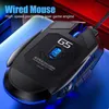 Mäuse Mechanische E-Sports G5 Wired Bluetooth Maus Für Computer Maus Gamer Wiederaufladbare Hintergrundbeleuchtung Stille Büro USB Maus Für Laptop x0807