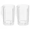 Wijnglazen 2 stks Bier Cup Bar Mokken Steins Dikker Drinken Met Handvatten Voor Thuis Bars Feesten Restaurant (500 ML)