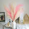 Ghirlande di fiori decorativi rosa bianco colore pampas erba arredamento fiori naturali secchi bouquet fiori matrimonio fiori di piume alti 19-22 decorazioni natalizie 230804