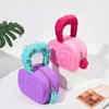 Cosmetic Bags Creative Travel Toiletry Bag Handbag Collision Color Letter Large Capacity Love Fashion Makeup