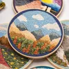 Kinesiska produkter DIY -broderi Landskap Sky Clouds Mönster Korsstitch -satser med broderier för nybörjare Partihandel R230807