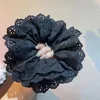 Scrunchies in pizzo multistrato alla moda Fasce per capelli elastiche Ragazze Elegante porta coda di cavallo Corda per capelli Accessori per capelli romantici da donna