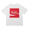 Designer Kith x Ksubi Lettera Tee Cotone lavato Crop Streetwear T-shirt di qualità magliette grafiche per uomo Abbigliamento uomo vintage oversize a137