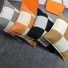 Letter designer pillow bedding home room decor pillowcase couch chair sofa orange car thick cashmere cushion multisize men women casual 45x45CM