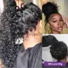 Perruques capless de cheveux humains 360 Full Lace Wig Cheveux humains pré-plumés 13x4 Lace Frontal Wig pour femmes 40 pouces 13x6 Hd Curly Deep Water Wave Lace Front Wigs x0802