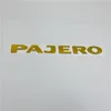 3 Farben für Mitsubishi Pajero Emblem Heckklappe Logo Typenschild Autoaufkleber 22CM218w