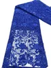 2023 cordon 5 mètres dentelle tissu femmes africaines mariage paillettes nigérianes dames dîner bleu ciel robe couture artisanat tissu vêtements vêtement de haute qualité YQ-1005