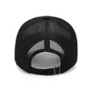 Nuevas gorras de béisbol Unisex de verano para hombres y mujeres, gorras Snapback de malla transpirable para hombres y mujeres, gorras deportivas informales negras para hombres y mujeres