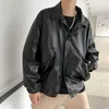 Giacche da uomo Giacca da uomo Handsome Bomb Street Abbigliamento da motociclista Primavera Autunno Uniforme da baseball coreana allentata Casual