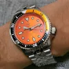 Otros relojes Tandorio Men 41mm Diver Retro Luxury Sapphire NH35 Automatic Mechanical Vintage Watch 20Bar Luminous Orange SKX 120Click 230804