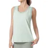 Yoga Outfit Dames Vest Hardlopen Sport Shirts Mouwloze Gym Tank Top Sneldrogende Ademende Workout Vrouwelijke Fitness Kleding