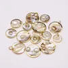 Pendant Necklaces Fashion Natural Mother Of Pearl Shell Round MOP Shells Charms For Jewelry Making DIY Necklace Earrings Accessories