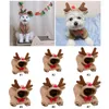 Dog Apparel Legendog Fashion Pet Clothes Elk Horn Hat Cotton Velvet Cloak Year Hooded Coat Small Dogs Festival