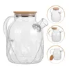 Dinnerware Sets Glass Milk Container For Refrigerator Pitchers With Lids Water Large Juice Fridge Tea