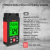 Fuktmätare GVDA Digital träfuktmätare Träfuktighetstestare Hygrometer Timber Damp Detector LCD Display Cement Brick Moisture Meter 230804