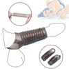 Spiral Sleeve for Penis Delay Loop Sexitoys Men Penian Rings Adult Supplies Delayed Ejaculation Linen Nozzle Cock Ring