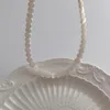 Choker minimalistisch ontwerp 6 mm natuurlijke schelp liefde hart ketting dames strand vakantie stijl mode kraag