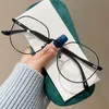 2023 New Trend Metal Eyeglass Frame Polygonal Fashion Anti Blue Light Glasses Wholesale