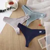 3pcs/set kadınlar pamuk tanga külotları seksi düşük bel g-string brifing bayanlar brezilyalı iç çamaşırı kızlar nefes alabilen bikini l230626