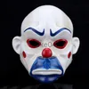 Вечеринка маскируется высокая смола Joker Bank Mask Mask Clown Dark Knight Prop Masquerade Party Mask Masks на продаже Хэллоуин Маска J230807