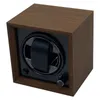 Titta på Winders Watch Winder för automatiska klockor Single Slots Storage Box Mechanical Watches Dustproare Antimagnetic Justment Mabuchi Motor 230804