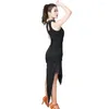 Stage Wear Robe de Danse Latine Gland Femmes | La frange -