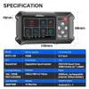 OBDPROG MOTO 100 Todos os sistemas da ferramenta de diagnóstico da motocicleta Codificação da ECU do motor ABS A F Ajuste TPMS EPB Auto Motor Analysis Scanner319x