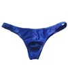 Underbyxor mäns bikini trosor polyester vanlig fast färg låg midja tätt trosor andas in sexig liten liten