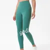 Hög midja fast färg Kvinnor Sweatpants Yoga Pants Gymkläder