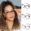 Sonnenbrillenrahmen Mode TR90 Anti Blaues Licht Blockieren Cat Eye Brillengestell Frauen Luxus Designer Retro Brillen für Damen Optische 230807