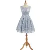 Vintage Flower Junior 8th Class Cocktail Party Dresses Short Prom Vestidos de Fiesta A-Line Mini Sleeveless Homecoming Dresses2399