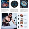 Full Body Massager Massage Gun 32 Speed Deep Tissue Percussion Muscle Fascial For Pain Relief And Neck Vibrator Fitness 230807