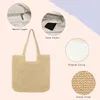 Vipost Straw Beach Tote Bag for Women Large Summer Woven Straw Bag Lightweight Foldable Shoulder Handbags for Travel Vacation HKD230807