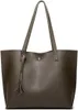 Kvinnors mjuka faux läder tyg axelväska från Dreubea Big Capacity Tassel Handbag HKD230807