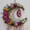 Decorative Flowers 2 Pcs Rattan Garland DIY Wreath Material Base Dream Catcher Ring Making Rings Iron