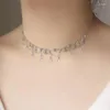 Kedjor Fashion Trendy Set Zircon Bead Necklace Ladies Tassel Crystal Clavicle Jewelry Gift 2023