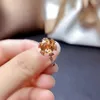 Cluster Rings 14K Rose Gold Natural Ametrine Gemstone Jewelry Wedding Open Ring For Women Anillos Silver 925 Bizuteria Topaz Box