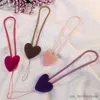 Cell Straps Charms Mobile Lanyard Short Creative Plush Love Pendant Allmatch Universal Mobile Shell Hanging Chain Strap